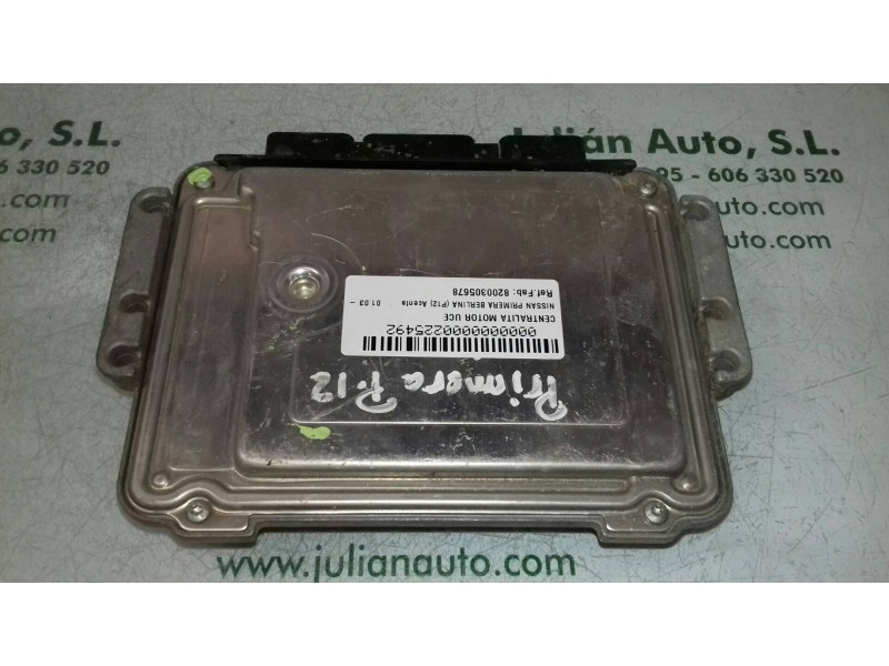 Recambio de centralita motor uce para nissan primera berlina (p12) acenta referencia OEM IAM 8200305678 0281011646 BOSCH