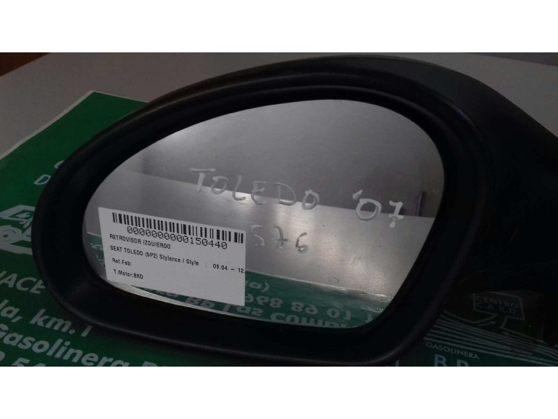 Recambio de retrovisor izquierdo para seat toledo (5p2) stylance / style referencia OEM IAM   ELECTRICO