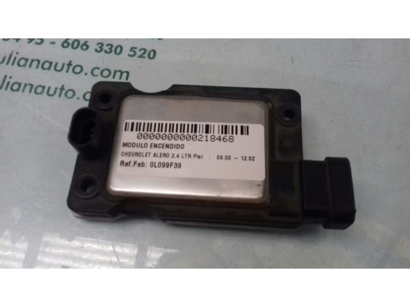 Recambio de modulo encendido para chevrolet alero 2.4 ltr piel referencia OEM IAM 0L099F39 9019 BOBINA