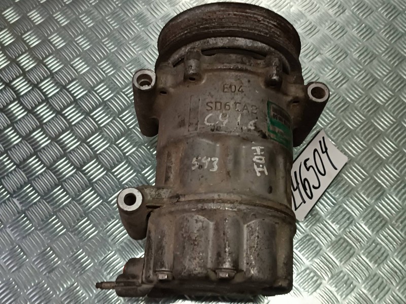Recambio de compresor aire acondicionado para citroen c4 coupe lx referencia OEM IAM 9651910980 SD6C12 SANDEN