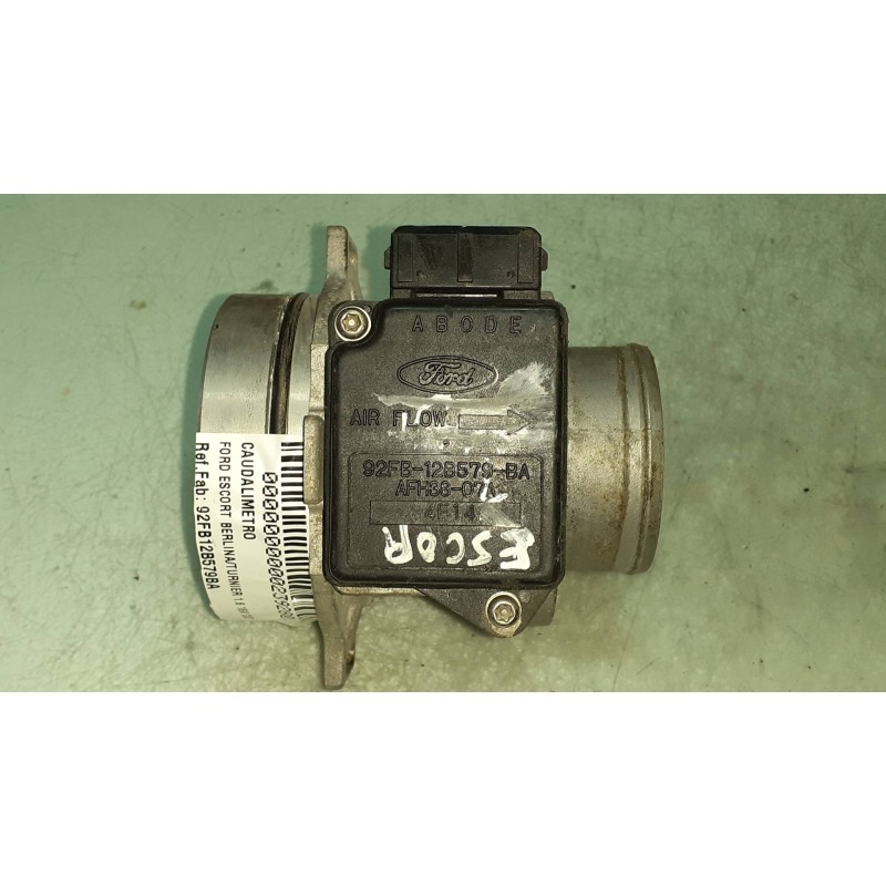 Recambio de caudalimetro para ford escort berlina/turnier 1.6 16v cat referencia OEM IAM 92FB12B579BA  CONECTOR 4 PINES