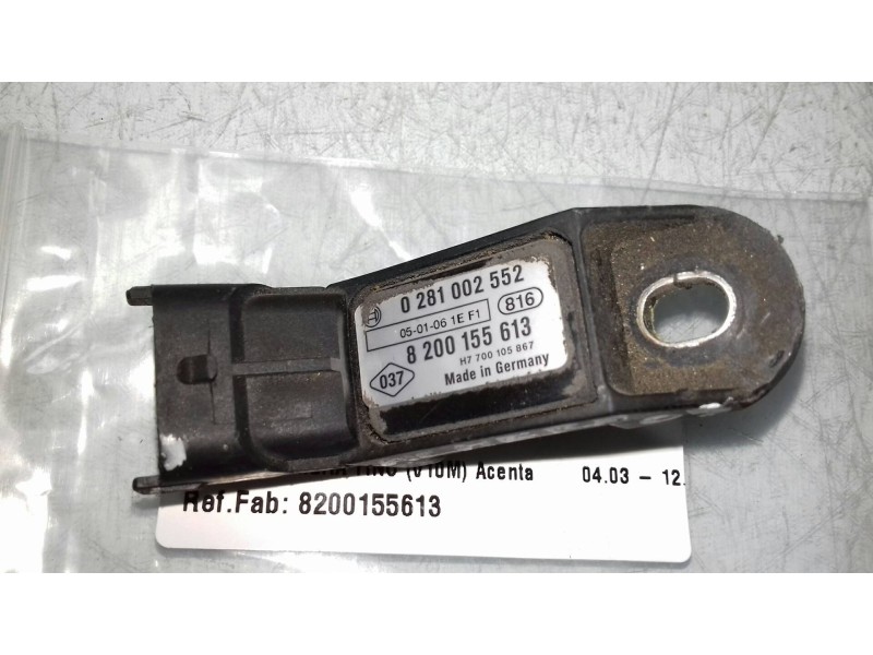 Recambio de sensor para nissan almera tino (v10m) acenta referencia OEM IAM 8200155613 0281002552 3 PINES