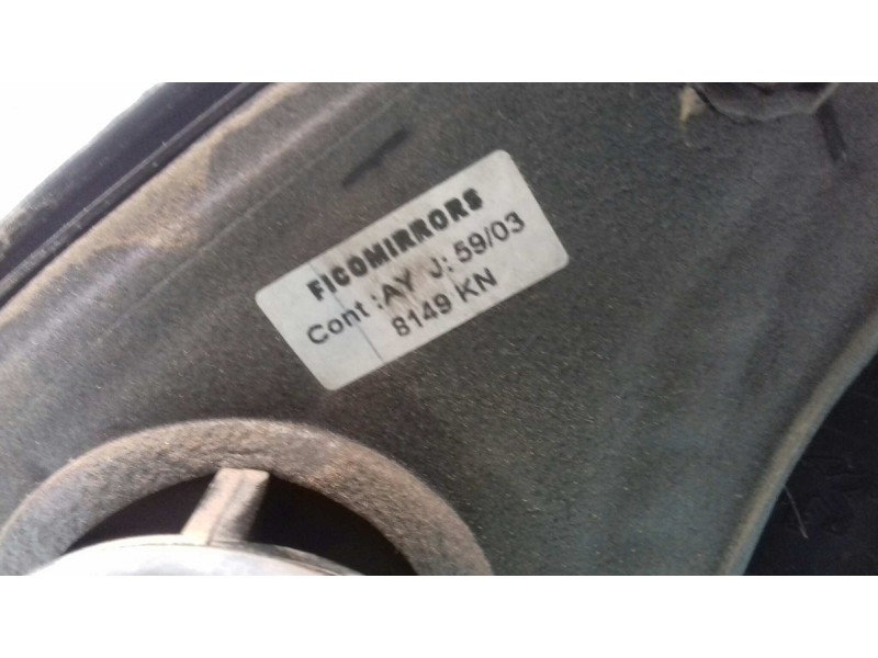 Recambio de retrovisor derecho para peugeot 206 berlina xs referencia OEM IAM 8149KN  ELECTRICO