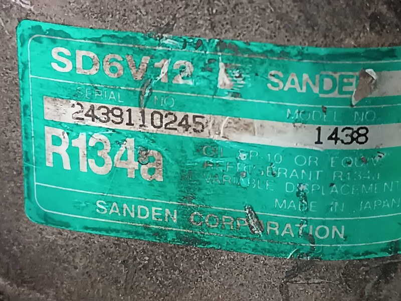 Recambio de compresor aire acondicionado para peugeot 307 (s1) xn referencia OEM IAM SD6V12 SD6V12 SANDEN