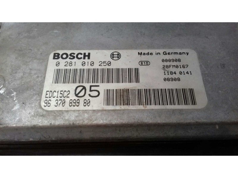 Recambio de centralita motor uce para peugeot 206 berlina xs referencia OEM IAM 0218010250 11840141 BOSCH