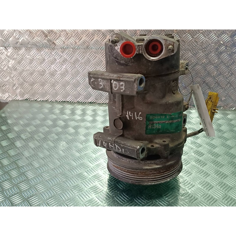 Recambio de compresor aire acondicionado para citroen c3 1.4 hdi premier referencia OEM IAM SD6V12 SD6V12 SANDEN