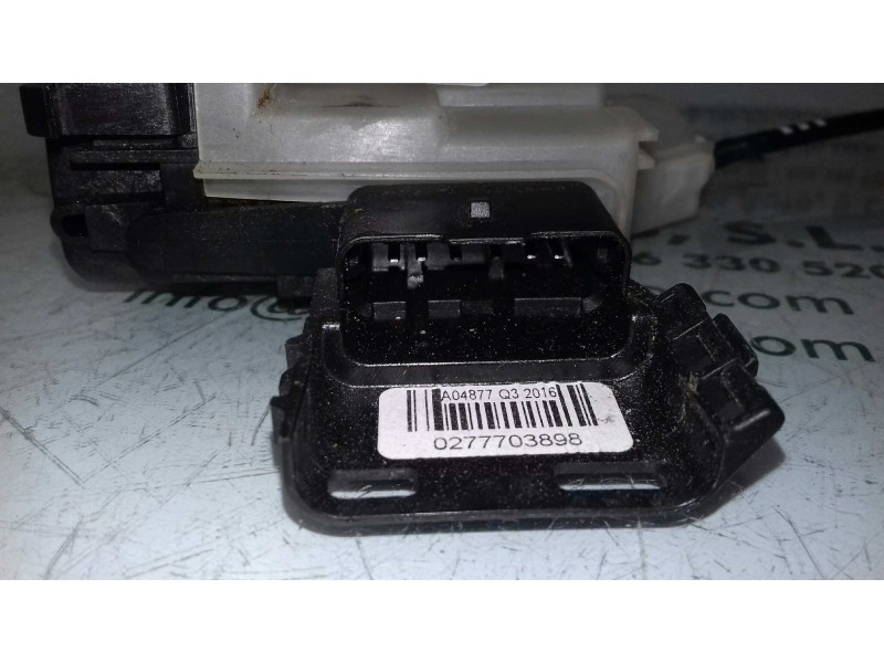 Recambio de cerradura puerta trasera derecha para citroen c3 feel referencia OEM IAM A048069 A05317 0277703898
