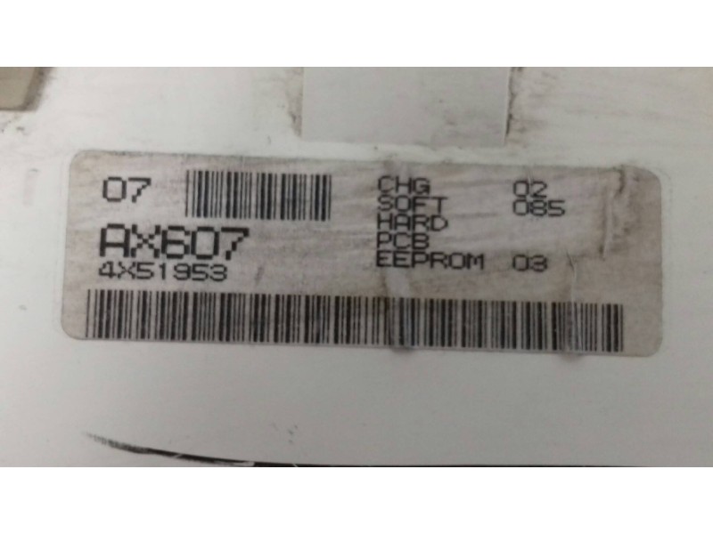 Recambio de pantalla multifuncion para nissan micra (k12e) acenta referencia OEM IAM AX607 4X51953 