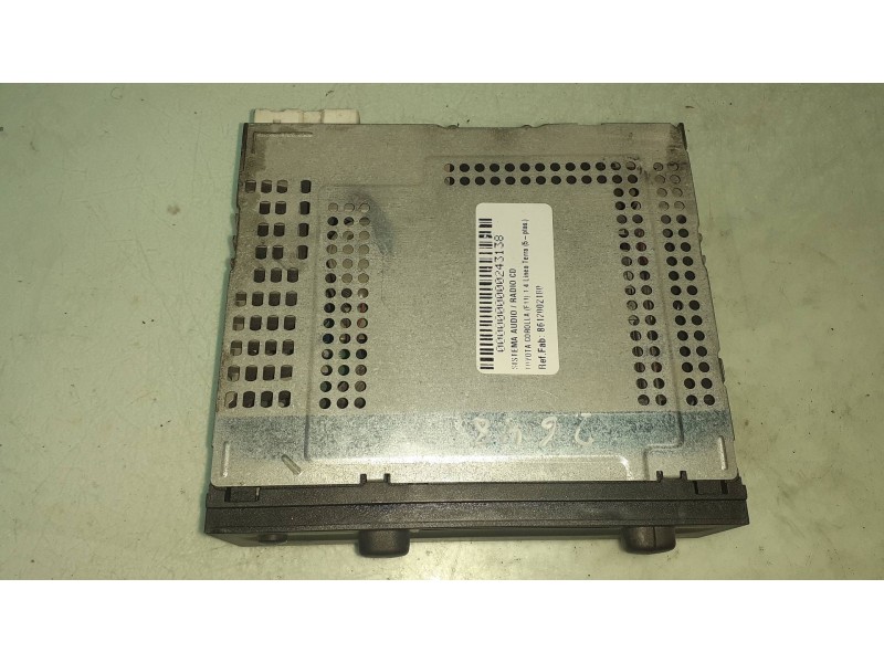 Recambio de sistema audio / radio cd para toyota corolla (e11) 1.4 linea terra (5-ptas.) referencia OEM IAM 8612002180  WH8405