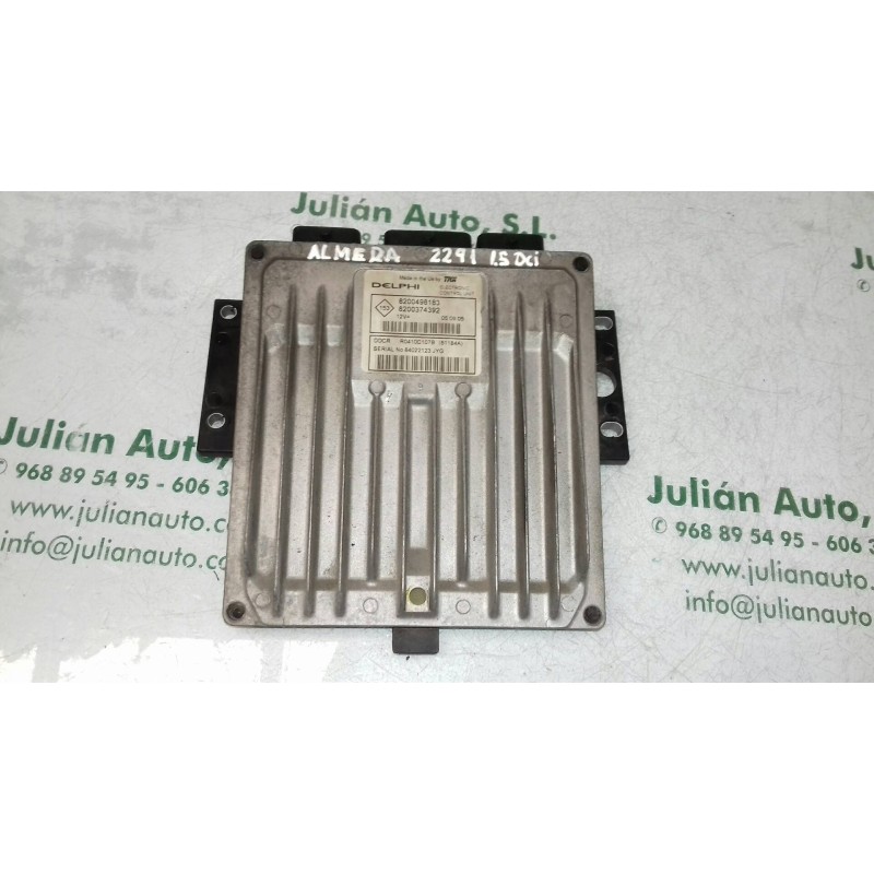 Recambio de centralita motor uce para nissan almera (n16/e) acenta referencia OEM IAM 8200498183 8200374392 DELPHI