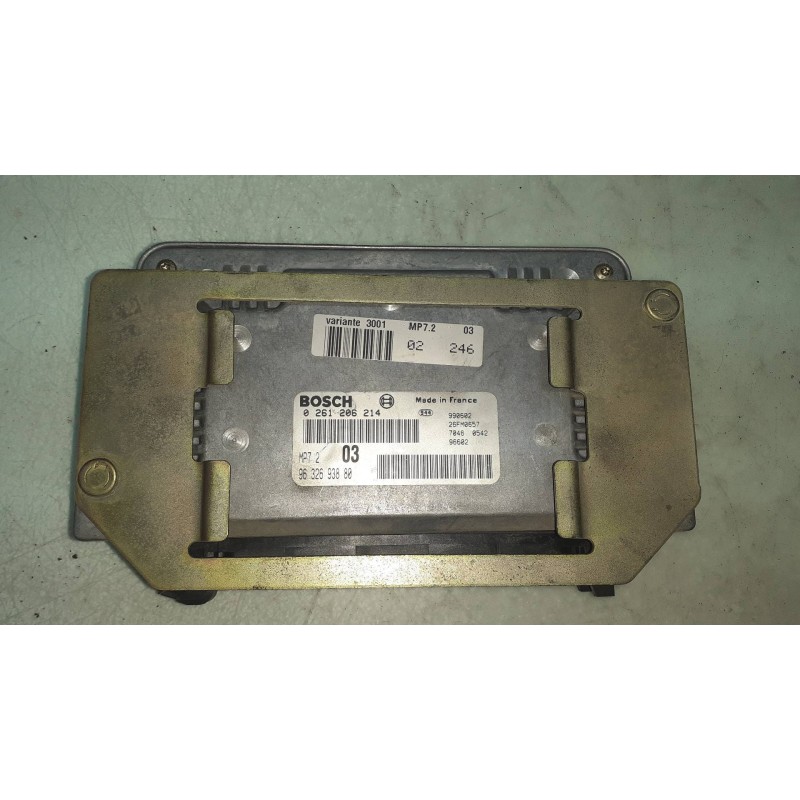Recambio de centralita motor uce para peugeot 306 berlina 3/4/5 puertas (s2) xt referencia OEM IAM 9632693880 0261206214 BOSCH
