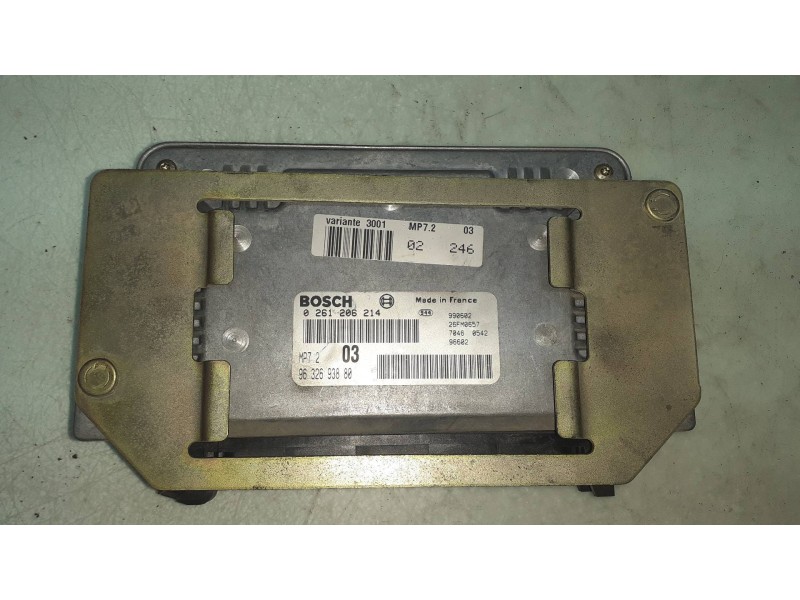 Recambio de centralita motor uce para peugeot 306 berlina 3/4/5 puertas (s2) xt referencia OEM IAM 9632693880 0261206214 BOSCH