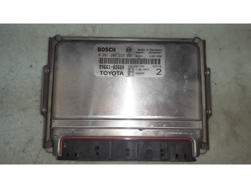 Recambio de centralita motor uce para toyota corolla (e11) 1.4 linea terra (5-ptas.) referencia OEM IAM 8966102660 0261206229 BO