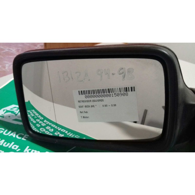 Recambio de retrovisor izquierdo para seat ibiza (6k) referencia OEM IAM  6K1857507 ELECTRICO