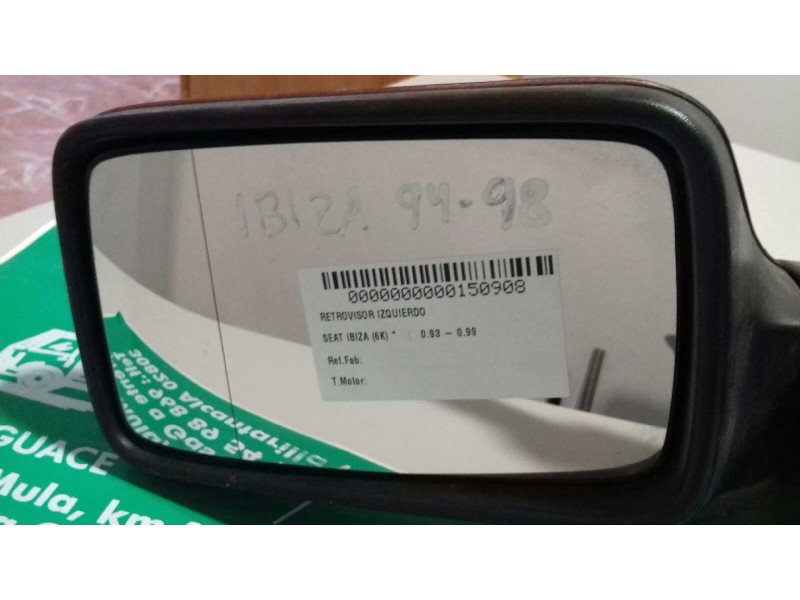 Recambio de retrovisor izquierdo para seat ibiza (6k) referencia OEM IAM  6K1857507 ELECTRICO