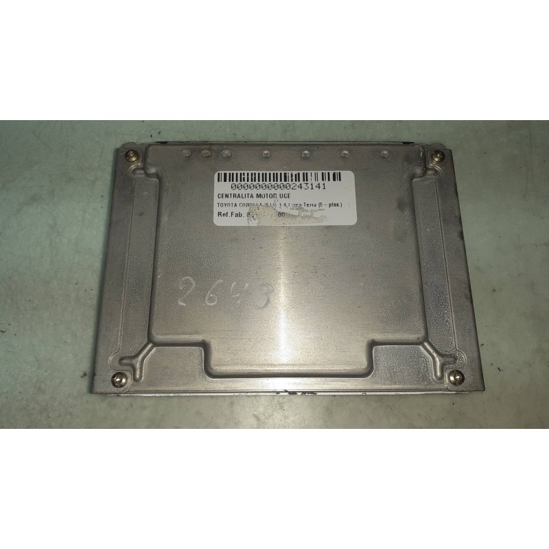 Recambio de centralita motor uce para toyota corolla (e11) 1.4 linea terra (5-ptas.) referencia OEM IAM 8966102660 0261206229 BO