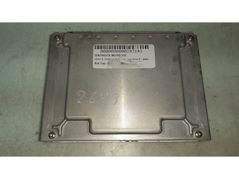 Recambio de centralita motor uce para toyota corolla (e11) 1.4 linea terra (5-ptas.) referencia OEM IAM 8966102660 0261206229 BO