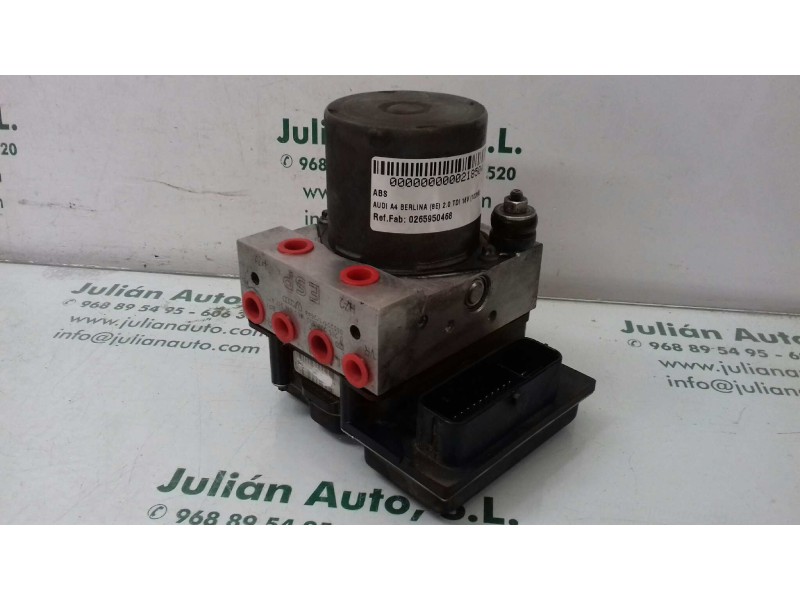 Recambio de abs para audi a4 berlina (8e) 2.0 tdi 16v (103kw) referencia OEM IAM 0265950468 8E0614517AT04 8E0910517B018