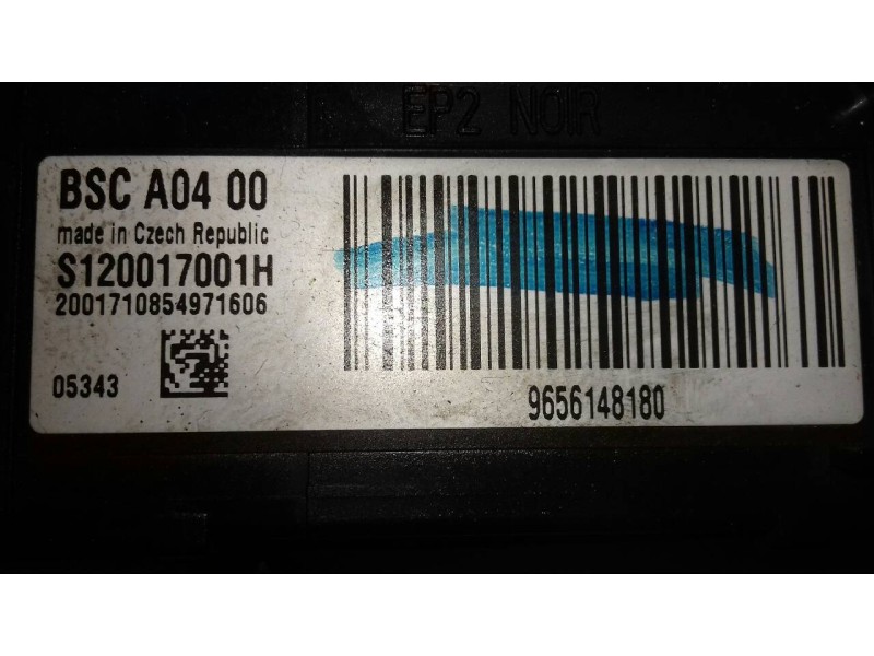 Recambio de caja reles / fusibles para peugeot 407 sw confort referencia OEM IAM 9656148180 BSC A04 00 