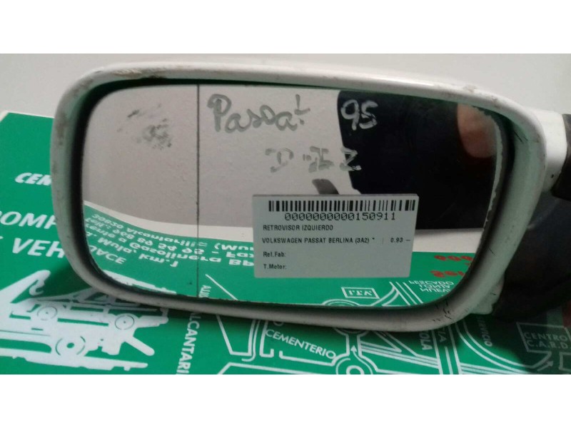 Recambio de retrovisor izquierdo para volkswagen passat berlina (3a2) referencia OEM IAM   ELECTRICO