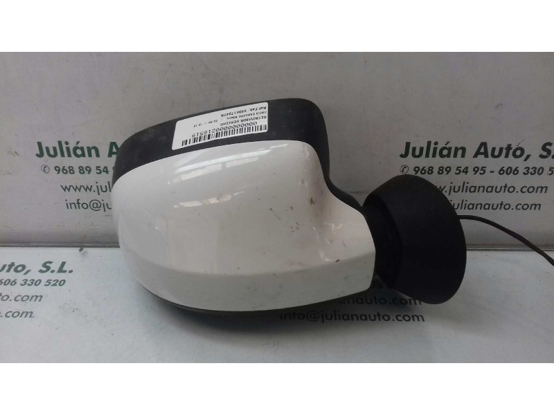 Recambio de retrovisor derecho para dacia sandero básico referencia OEM IAM 963017247R UAMT ELECTRICO