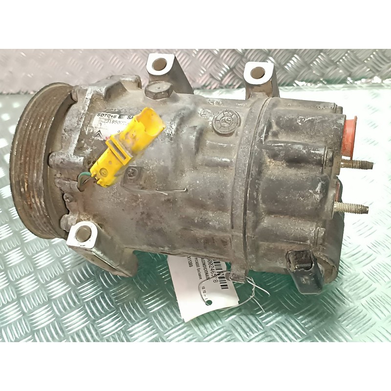 Recambio de compresor aire acondicionado para citroen c4 grand picasso exclusive referencia OEM IAM 9651911380 SD7C16 SANDEN