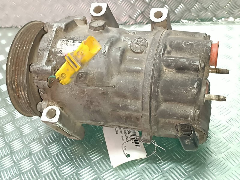 Recambio de compresor aire acondicionado para citroen c4 grand picasso exclusive referencia OEM IAM 9651911380 SD7C16 SANDEN