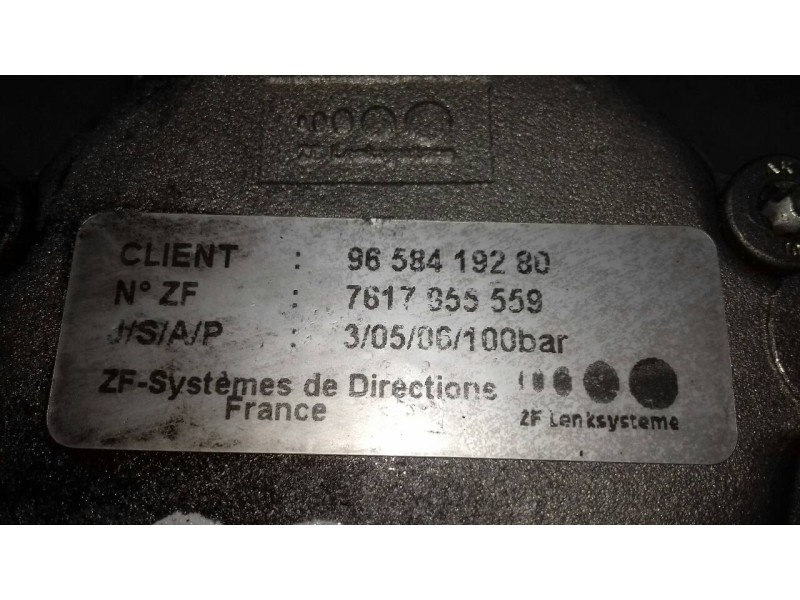 Recambio de bomba direccion para peugeot 407 sw confort referencia OEM IAM 9658419280 7617055559 