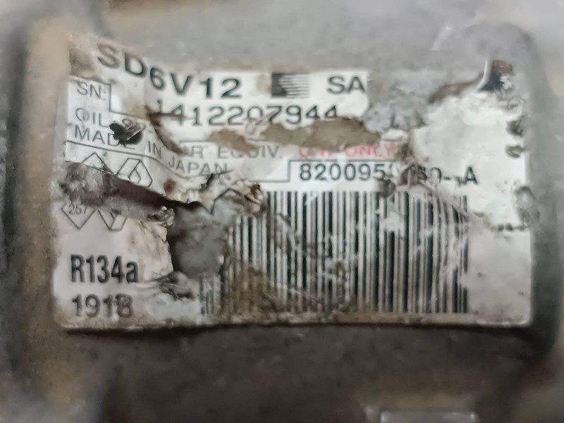 Recambio de compresor aire acondicionado para renault clio grandtour authentique referencia OEM IAM 8200953359 SD6V12 SANDEN