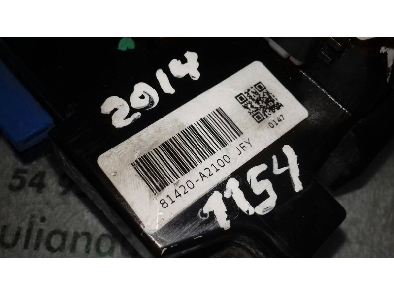 Recambio de cerradura puerta trasera derecha para kia cee´d drive referencia OEM IAM 81420A2100  4 PINES