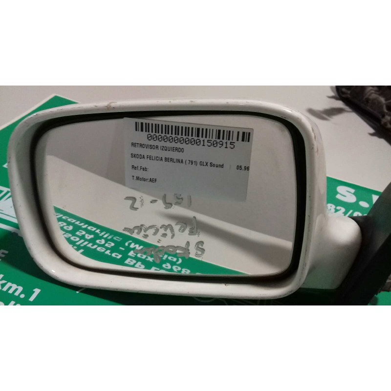 Recambio de retrovisor izquierdo para skoda felicia berlina ( 791) glx sound referencia OEM IAM   MANUAL