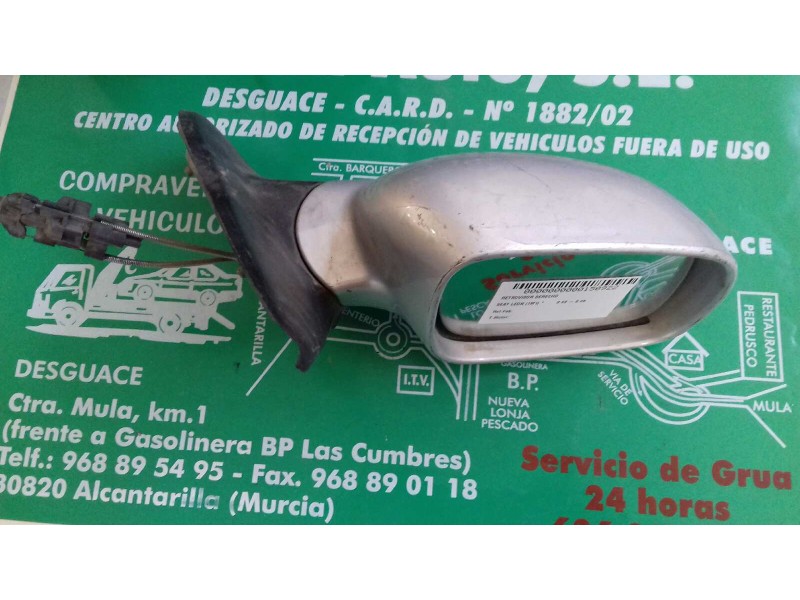 Recambio de retrovisor derecho para seat leon (1m1) referencia OEM IAM   MANUAL