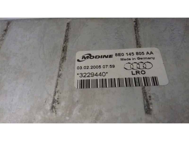 Recambio de intercooler para audi a4 berlina (8e) 2.0 tdi 16v (103kw) referencia OEM IAM 0281002401 038906051C 