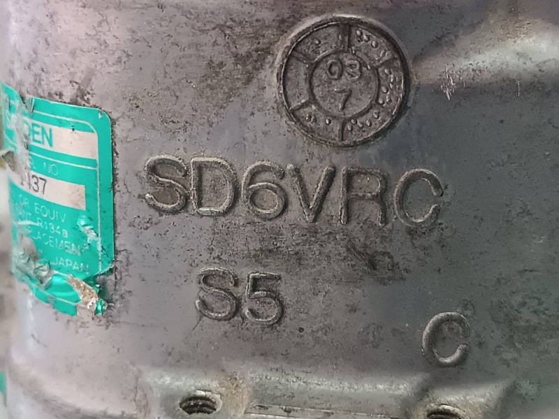 Recambio de compresor aire acondicionado para peugeot 307 (s1) xr clim plus referencia OEM IAM 9639078280 SD6V12 SANDEN