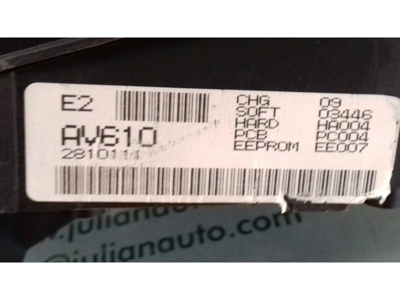 Recambio de cuadro instrumentos para nissan primera berlina (p12) acenta referencia OEM IAM AV610 2810111 AV6102810111