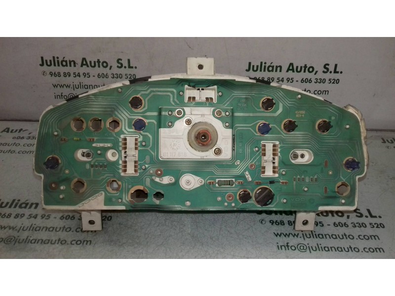 Recambio de cuadro instrumentos para nissan micra (k11) básico (k11) referencia OEM IAM 81117818 87001286 VDO