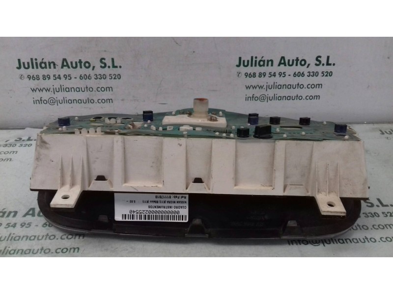 Recambio de cuadro instrumentos para nissan micra (k11) básico (k11) referencia OEM IAM 81117818 87001286 VDO