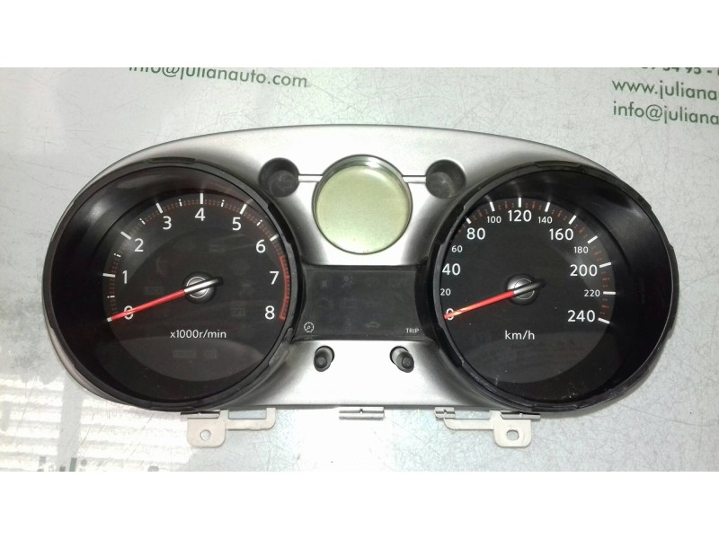 Recambio de cuadro instrumentos para nissan qashqai (j10) tekna referencia OEM IAM JD07B 1770ZV4 JD07B1770ZV4