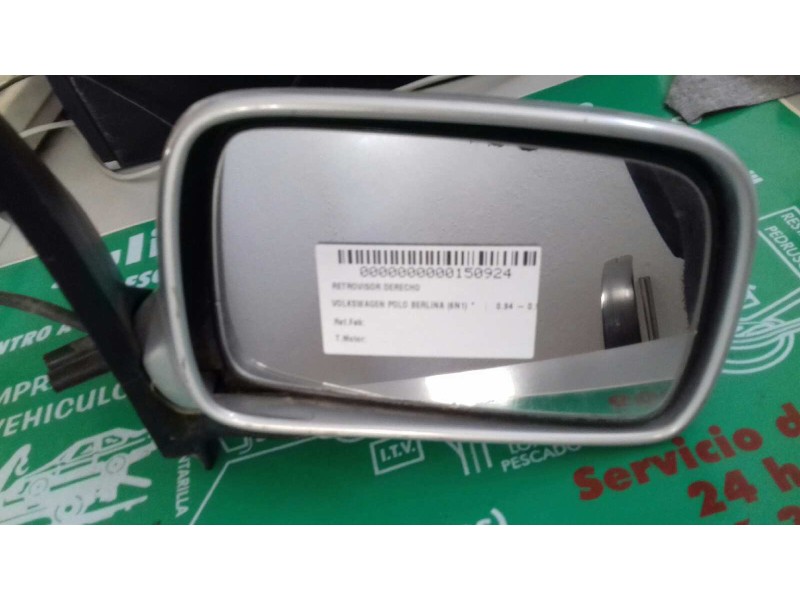 Recambio de retrovisor derecho para volkswagen polo berlina (6n1) referencia OEM IAM  E9020098 MANUAL