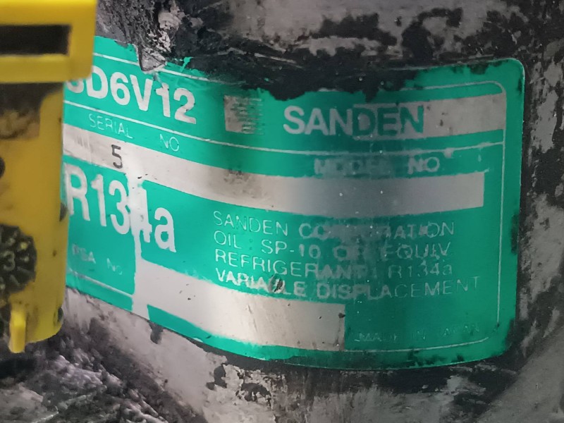 Recambio de compresor aire acondicionado para peugeot 206 sw x-line referencia OEM IAM 9639078280 SD6V12 SANDEN
