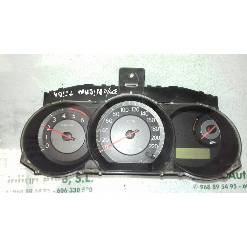 Recambio de cuadro instrumentos para nissan tiida (c11x/sc11x) acenta referencia OEM IAM 24810EM02C  