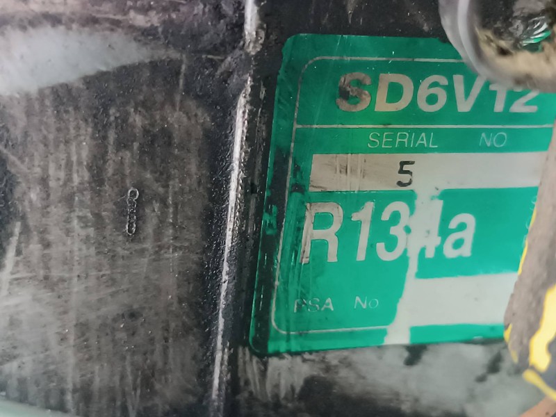 Recambio de compresor aire acondicionado para peugeot 206 sw x-line referencia OEM IAM 9639078280 SD6V12 SANDEN