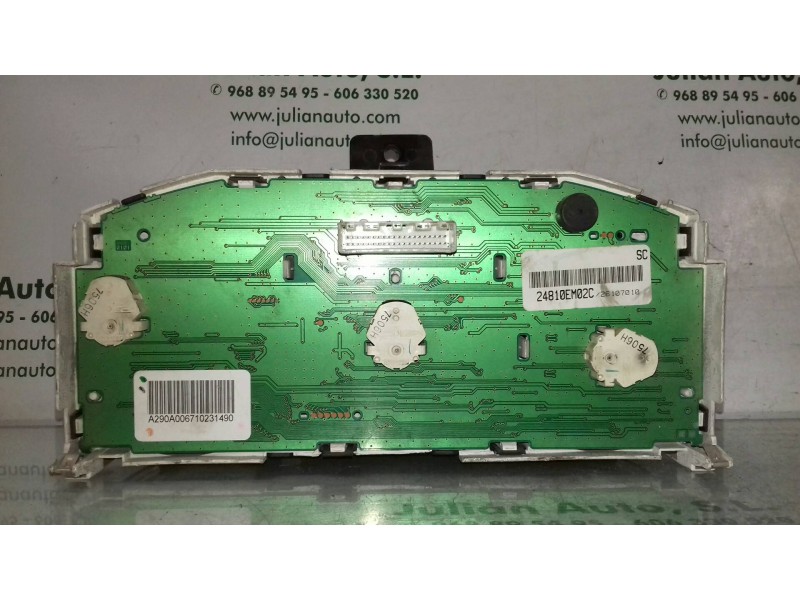 Recambio de cuadro instrumentos para nissan tiida (c11x/sc11x) acenta referencia OEM IAM 24810EM02C  