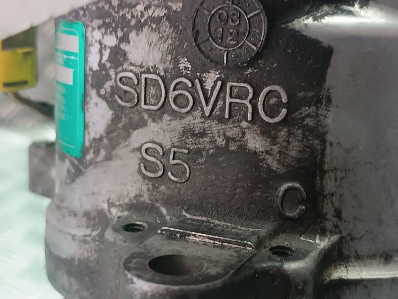 Recambio de compresor aire acondicionado para peugeot 206 sw x-line referencia OEM IAM 9639078280 SD6V12 SANDEN