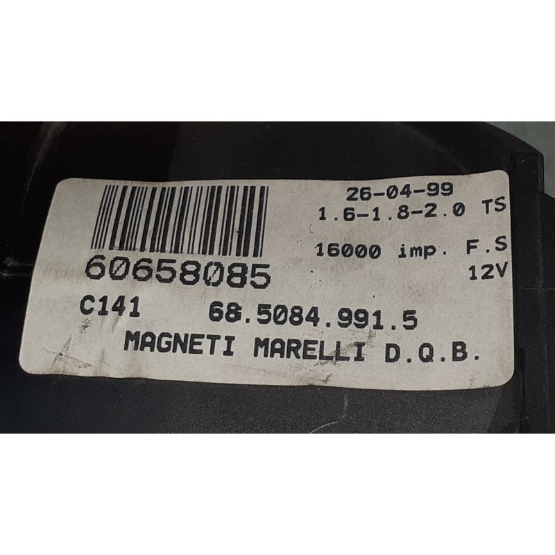 Recambio de cuadro instrumentos para alfa romeo 156 1.6 16v t.spark distinctive referencia OEM IAM 6850849915 6850840010A 616034