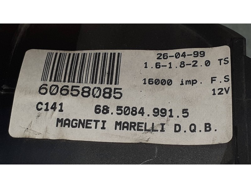 Recambio de cuadro instrumentos para alfa romeo 156 1.6 16v t.spark distinctive referencia OEM IAM 6850849915 6850840010A 616034