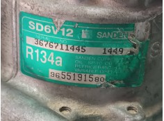 Recambio de compresor aire acondicionado para peugeot 206 berlina xs referencia OEM IAM 9655191580 SD6V12 SANDEN 2