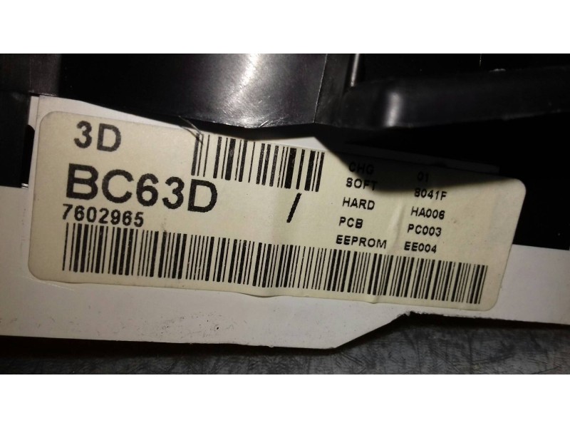 Recambio de cuadro instrumentos para nissan micra (k12e) acenta referencia OEM IAM BC63D 7602965 BC63D7602965