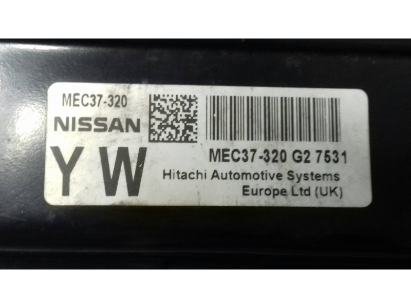 Recambio de centralita motor uce para nissan micra (k12e) acenta referencia OEM IAM MEC37320 MEC37320G27531 HITACHI