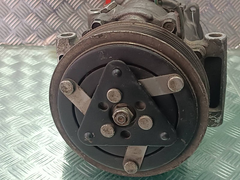 Recambio de compresor aire acondicionado para peugeot 206 berlina xs referencia OEM IAM 9655191580 SD6V12 SANDEN